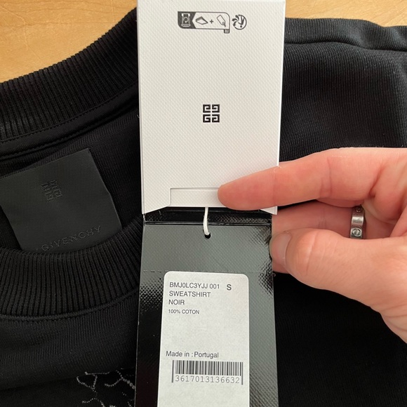 NWT - Givenchy Crystal Storm Sweatshirt - Picture 6 of 9